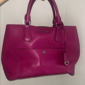 Michael Kors Fuchsia Satchel Bag
